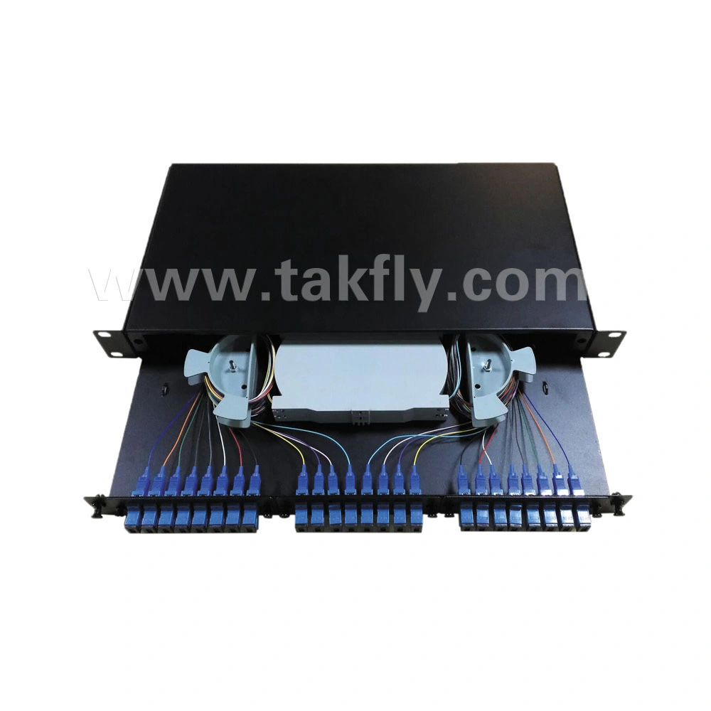 24 Ports Fiber Optic Rack Mount Patch Panel