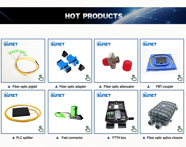 High Quality CE Outdoor Optical Junction Box Wall Mount Protect FTTH Joint Box Fiber Optic Splice Closure