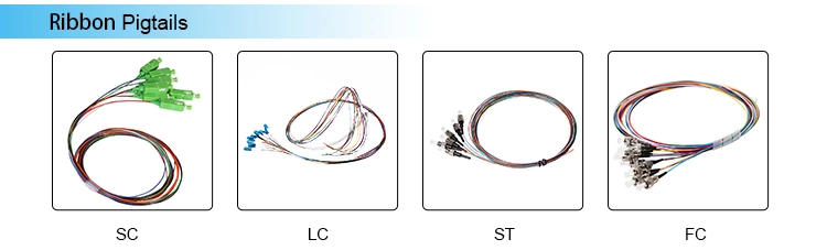 0.9mm G657A1 Sm Sx Fiber Optic Pigtail 1m Sc Pigtail Singlemode Fiber Sc/Upc Pigtail