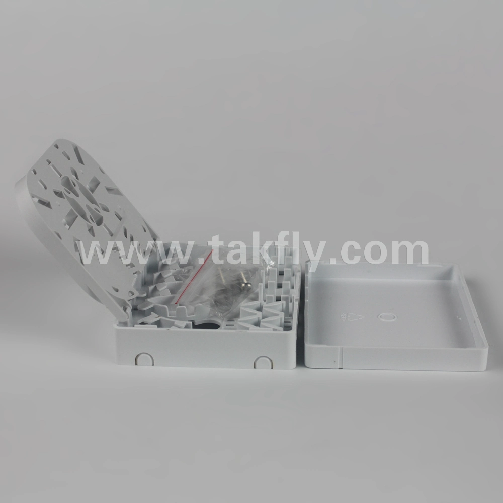 FTTH 4 Ports Wall Mounted Fiber Optic Termination Box