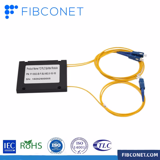 1X16 Glasfaser-Splitter, ABS-Box, Sc/Upc, Sc/APC, Glasfaser-SPS-Splitter